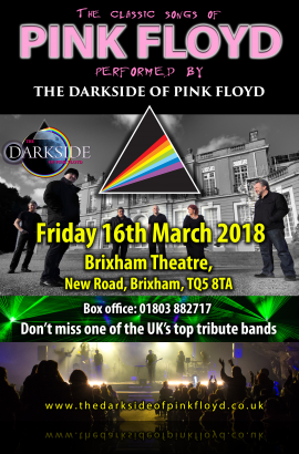 The Darkside of Pink Floyd in concert - Friday 16 March 2018 7.30 pm