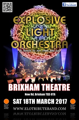 Explosive Light Orchestra in concert - POSTPONED TO SATURDAY 2 DECEMBER 2017 7.30 PM