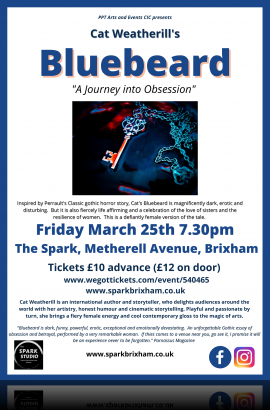 Friday 25 March 7.30 pm - 'Bluebeard' with Cat Weatherill