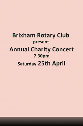 brixham Rotary Club concert 25th April