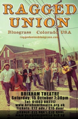 Bluegrass Blues with Ragged Union - Saturday 15 October 7.30 pm