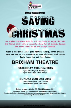 Saving Christmas - 1pm 20th December