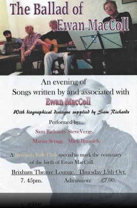 The Ballad of Ewan MacColl 15th October