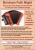 Brixham Folk Night - Friday 2 September 7.30 pm in the Theatre Lounge Bar
