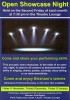 Open Showcase Night - Friday 9 June 8 pm
