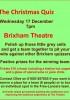 BATS Christmas Quiz 17th December