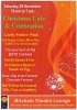 Christmas Cafe & Celebration - Saturday 28 November 10 am - 7 pm
