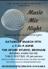 Music Mic Night Saturday 19th March 7.30 pm